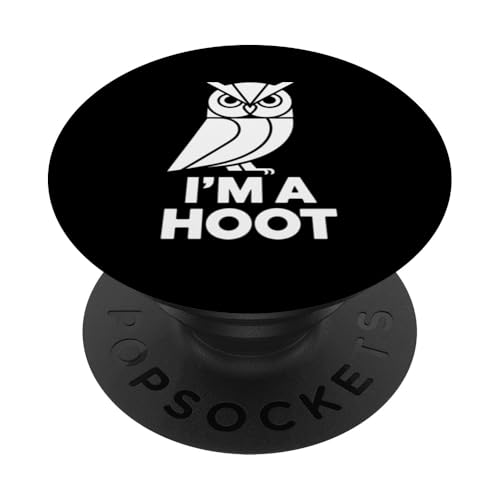 Im A Hoot Eule PopSockets Klebender PopGrip von Im A Hoot Owl Gifts