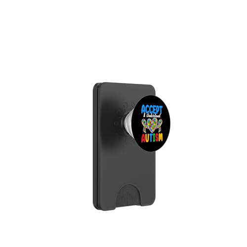 Accept And Understand Autism PopSockets PopWallet für MagSafe Accept And Understand Autism PopSockets PopWallet für MagSafe von Im April tragen wir blaue