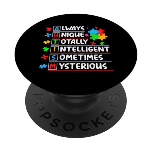 Always Unique Totally Intelligent Sometimes Mysterious PopSockets Klebender PopGrip Always Unique Totally Intelligent Sometimes Mysterious PopSockets Klebender PopGrip von Im April tragen wir blaue