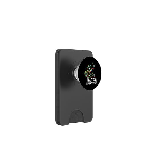 Autism Awareness Dandelion PopSockets PopWallet für MagSafe von Im April tragen wir blaue