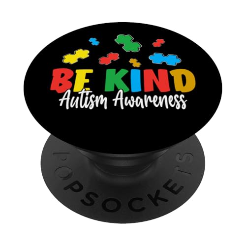 Be Kind Autism Awareness PopSockets Klebender PopGrip Be Kind Autism Awareness PopSockets Klebender PopGrip von Im April tragen wir blaue