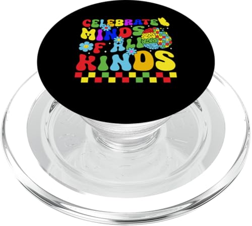 Celebrate Minds Of All Kinds PopSockets PopGrip für MagSafe von Im April tragen wir blaue