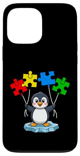 Cute Penguin Holding Puzzle Pieces Autism Awareness Hülle für iPhone 13 Pro Max Cute Penguin Holding Puzzle Pieces Autism Awareness Hülle für iPhone 13 Pro Max von Im April tragen wir blaue