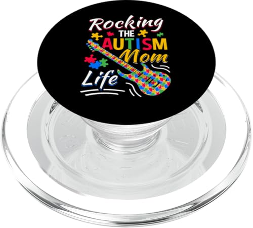 Rocking The Autism Mom Life PopSockets PopGrip für MagSafe Rocking The Autism Mom Life PopSockets PopGrip für MagSafe von Im April tragen wir blaue