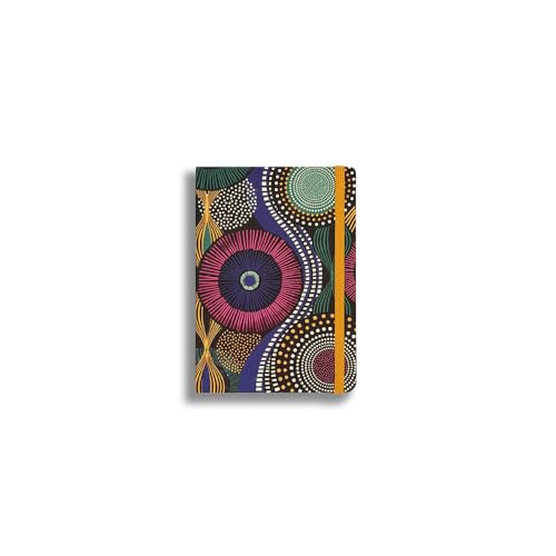 Imagicom Notizbuch Afro Midi gestreift 12 x 17 cm von Imagicom
