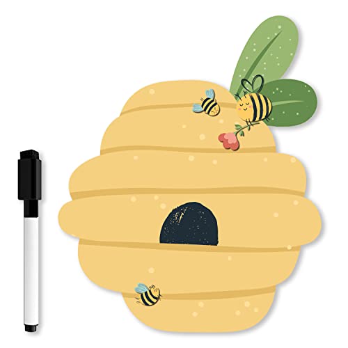 Magnettafel A3 Kühlschrank Bienen 32 x 27 cm mit Magnetstift im Lieferumfang enthalten. von Imagicom