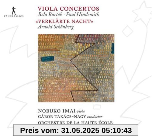 Bartok: Bratschenkonzert / Hindemith: Bratschenkonzert / Schönberg: Verklärte Nacht von Imai