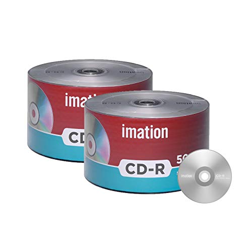 Imation CD-R 52 x 700 MB/80 Min Logo, blanko, 100 Stück von Imation