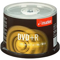 Imation DVD+R 4.7 GB 4X, 25er Spindel DVD-Rohlinge von Imation