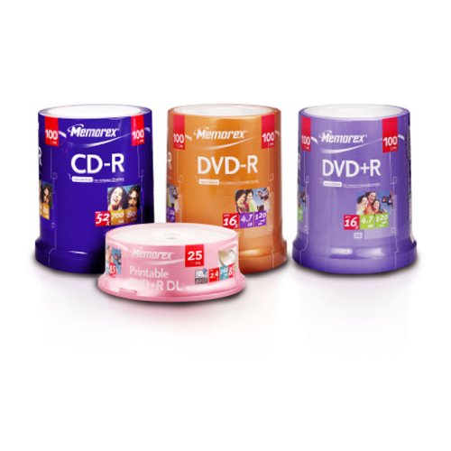 Memorex MRX DVD+R DL Rohlinge Printable 8,5GB 2.4X 25PK Cakebox Memorex MRX DVD+R DL Rohlinge Printable 8,5GB 2.4X 25PK Cakebox von Memorex