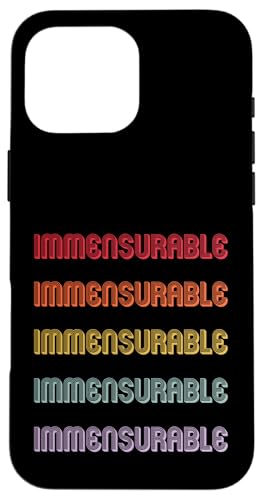 Unermesslich Hülle für iPhone 16 Pro Max von Immensurable Apparel