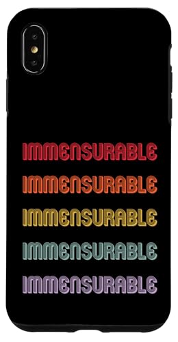 Unermesslich Hülle für iPhone XS Max Unermesslich Hülle für iPhone XS Max von Immensurable Apparel