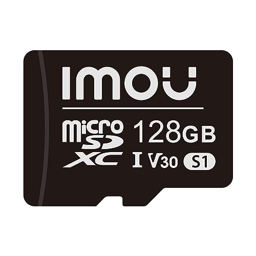 128 GB Micro SD-Karte imou SDXC-Speicherkarte, Full HD-Geschwindigkeit, Bis zu 95/25 MB/s, UHS-I, SD-Adapter für Smartphones, Tablets, Action-Kameras, Drohnen (128 GB) von Imou