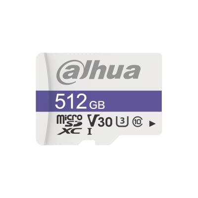 DAHUA 512 GB MICROSD-Karte Read Speed UP to 100 MB/S Write Speed UP to 80 MB/S Speed Class C10 U3 V30 TBW 70TB (DHI-TF-C100/512GB) von Imou