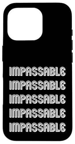 Unpassierbar Hülle für iPhone 16 Pro von Impassable Apparel