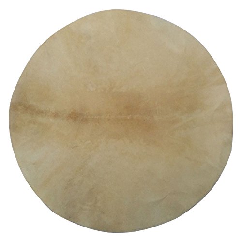 Djembe Drum Head Natural Goat Skins Marching Snare Drums Skin, Irish Bodhran, Banjo, Native Frame Drums, Conga, African Drums, Percussion Drumhead Calf Skin (Natural Skin 40,6 cm) von Imperial Kilt Products
