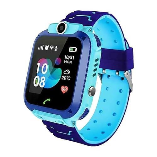Mr. Watch Kids Uhr, 3,6 cm (1,44 Zoll) Smartwatch mit GPS-Tracking, Anti-Verlust, integrierte Kamera, SOS-Notruf, SIM-Kartenfunktion, IPS-67 wasserdicht, langlebig, für Kinder, Geschenk, blau von Imperial Yankee