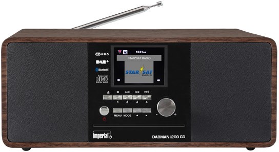 DABMAN i200 CD CD/Radio-System holz von Imperial