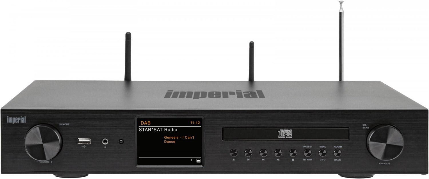Dabman i550 CD CD-Receiver mit Internetradio schwarz Dabman i550 CD CD-Receiver mit Internetradio schwarz von Imperial