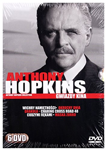 Gwiazdy kina: Anthony Hopkins: Charing Cross Road 84 / Dracula Bram Stokers / Okruchy dnia / Wichry namiętności / Cudzymi rękami / Maska Zorro [6 DVD Box] [PL Import] von Imperial
