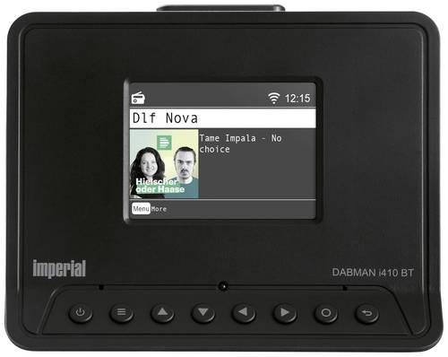 Imperial DABMAN i410 BT HiFi-Tuner Schwarz Bluetooth®, DAB+, Internetradio, WLAN, USB von Imperial