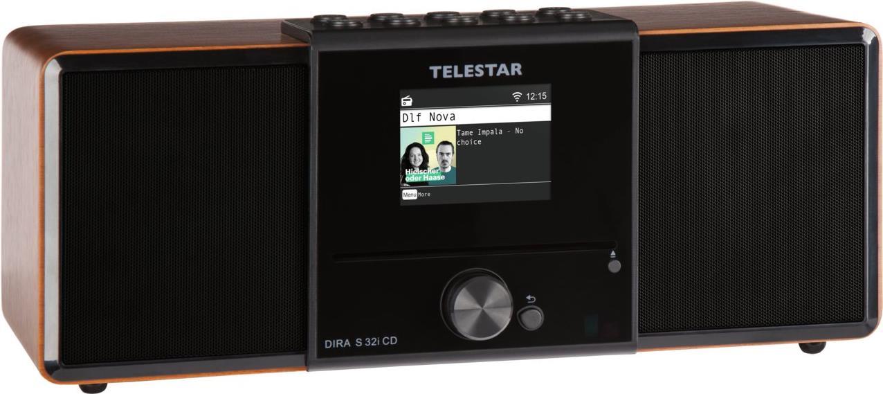 Telestar DIRA S 32i Tragbar Analog & Digital Walnuss (30-320-01) von Imperial