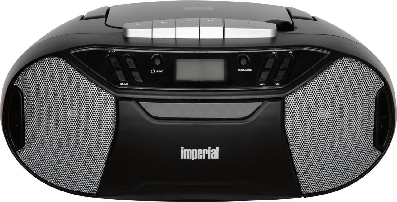 Telestar PBB 1 Analog 2 W FM Schwarz Playback MP3 (22-325-00) von Imperial