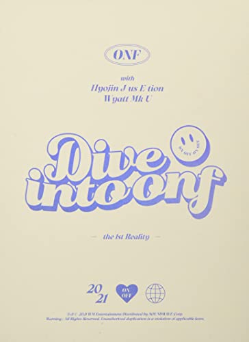 Dive Into Onf: The 1st Reality (3 DVD Set) (incl. 210pg Photobook, 6 Sheet Postcard Set, Sticker, Mini-Keyring + 6 Sheet Photocard Set) von Import (Major Babies)