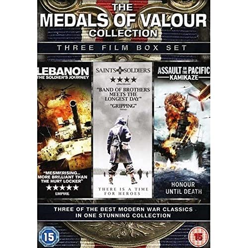 The Medals of Valour Collection - 3 film boxset (Lebanon, Saints & Soldiers, Assault on the Pacific: Kamikaze) [DVD] von Imports