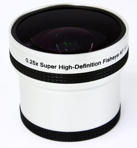 0.25x Fisheye Objektiv kompatibel mit Panasonic Lumix DMC-FZ30, DMC-FZ50, DMC-FZ1, FZ2, FZ3, FZ4, FZ5, Leica V-LUX1 in Silber 55mm 0.25x Fisheye Objektiv kompatibel mit Panasonic Lumix DMC-FZ30, DMC-FZ50, DMC-FZ1, FZ2, FZ3, FZ4, FZ5, Leica V-LUX1 in Silber 55mm von Impulsfoto