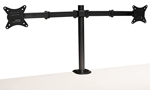 Imstande - Monitorhalterung 17-32 Zoll | 2-Monitore | Bildschirm Halterung für Schreibtisch, Monitorarm mit Tischhalterung, höhenverstellbar, schwenkbar, drehbar bis 9 kg pro Arm, VESA 75/100 von Imstande