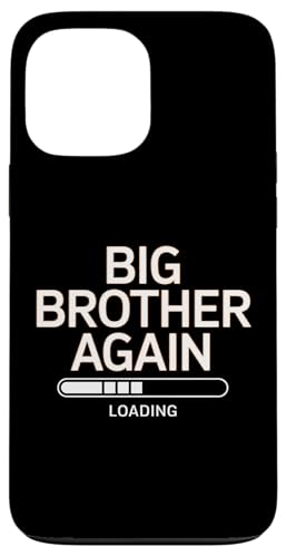 Level Up To Big Brother Again I'm Going To Be A Big Brother Hülle für iPhone 13 Pro Max von In My Big Brother Era Shirt I Am A Big Brother