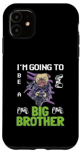 Leveling Up To Big Brother Bro I'm Going To Be A Big Brother Hülle für iPhone 11 von In My Big Brother Era Shirt I Am A Big Brother