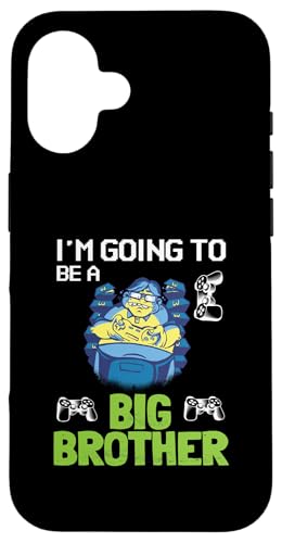 Leveling Up To Big Brother Bro I'm Going To Be A Big Brother Hülle für iPhone 16 von In My Big Brother Era Shirt I Am A Big Brother
