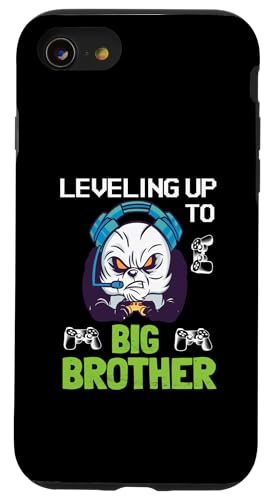 Leveling Up To Big Brother Bro I'm Going To Be A Big Brother Hülle für iPhone SE (2020) / 7 / 8 von In My Big Brother Era Shirt I Am A Big Brother