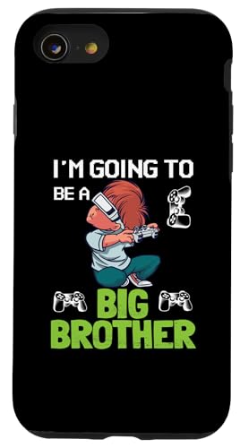 Leveling Up To Big Brother Bro I'm Going To Be A Big Brother Hülle für iPhone SE (2020) / 7 / 8 von In My Big Brother Era Shirt I Am A Big Brother