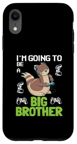 Leveling Up To Big Brother Bro I'm Going To Be A Big Brother Hülle für iPhone XR von In My Big Brother Era Shirt I Am A Big Brother