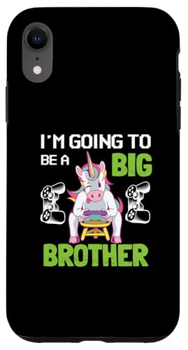 Leveling Up To Big Brother Bro I'm Going To Be A Big Brother Hülle für iPhone XR von In My Big Brother Era Shirt I Am A Big Brother