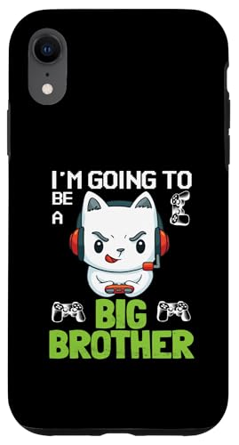 Leveling Up To Big Brother Bro I'm Going To Be A Big Brother Hülle für iPhone XR von In My Big Brother Era Shirt I Am A Big Brother