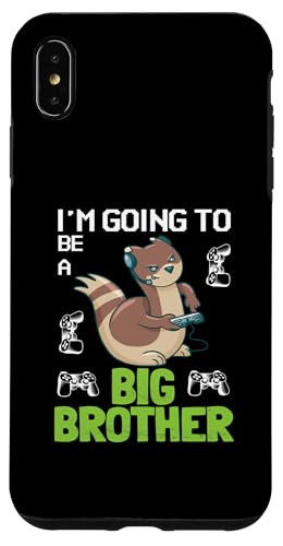 Leveling Up To Big Brother Bro I'm Going To Be A Big Brother Hülle für iPhone XS Max von In My Big Brother Era Shirt I Am A Big Brother