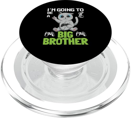 Leveling Up To Big Brother Bro I'm Going To Be A Big Brother PopSockets PopGrip für MagSafe von In My Big Brother Era Shirt I Am A Big Brother