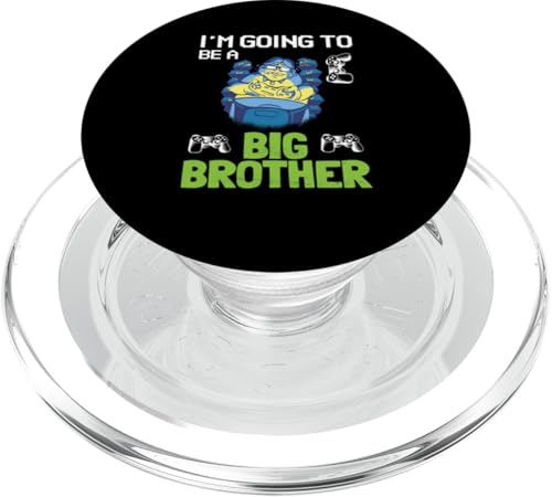 Leveling Up To Big Brother Bro I'm Going To Be A Big Brother PopSockets PopGrip für MagSafe von In My Big Brother Era Shirt I Am A Big Brother