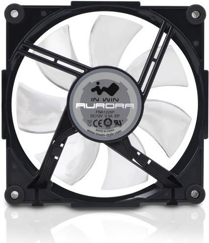 In Win AURORA Computergehäuse Kühler 12 cm Schwarz - Weiß 1 Stück(e) (Aurora Black/White) von In Win