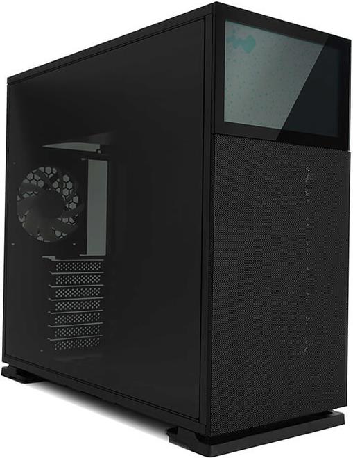 In Win N127 - Midi Tower - PC - Schwarz - ATX - micro ATX - Mini-ITX - ABS - Polycarbonat (PC) - SECC - 16 cm (IW-CS-N127BLK-1AL120) von In Win