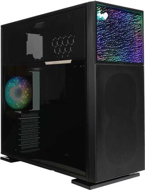 In Win N515 - Midi Tower - PC - Schwarz - ATX - EATX - micro ATX - Mini-ITX - ABS - SECC - 16 cm (IW-CS-N515BLK-1AL120) von In Win