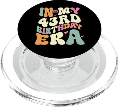 In my 43rd Birthday Era 43 Years old Geburtstagsgeschenk PopSockets PopGrip für MagSafe In my 43rd Birthday Era 43 Years old Geburtstagsgeschenk PopSockets PopGrip für MagSafe von In my Birthday Era Decorations
