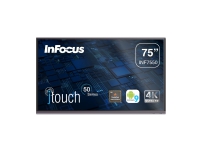 InFocus INF7550, 190,5 cm (75 Zoll), 1650 x 928 mm, 450 cd/m², 1,073 Milliarden Farben, 3840 x 2160 Pixel, 4K Ultra HD von InFocus