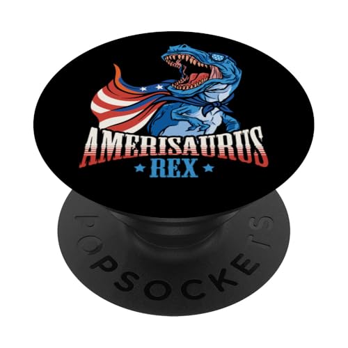 4. Juli Trex Dinosaurier Amerisaurus US Amerika Flagge PopSockets Klebender PopGrip 4. Juli Trex Dinosaurier Amerisaurus US Amerika Flagge PopSockets Klebender PopGrip von InGENIUS 4th of July Shirts & Geschenke