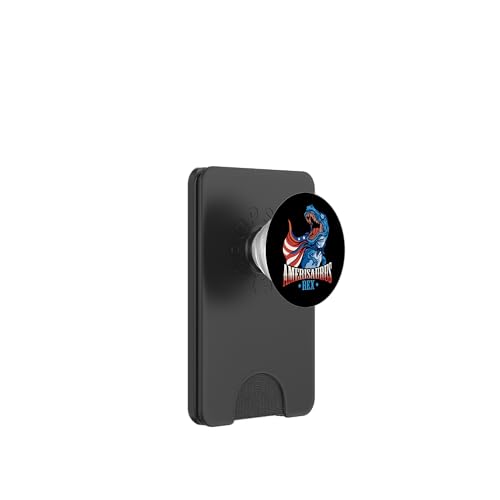 4. Juli Trex Dinosaurier Amerisaurus US Amerika Flagge PopSockets PopWallet für MagSafe 4. Juli Trex Dinosaurier Amerisaurus US Amerika Flagge PopSockets PopWallet für MagSafe von InGENIUS 4th of July Shirts & Geschenke