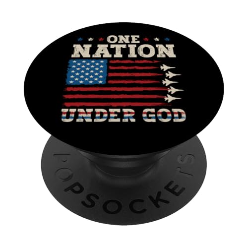 4. Juli US-Flagge Eine Nation unter Gott Patriotisch PopSockets Klebender PopGrip 4. Juli US-Flagge Eine Nation unter Gott Patriotisch PopSockets Klebender PopGrip von InGENIUS 4th of July Shirts & Geschenke